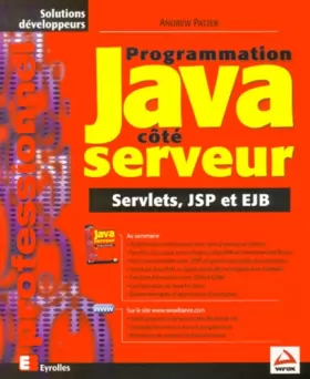 Couverture du produit · Programmation Java côté serveur. Servlets, JSP et EJB