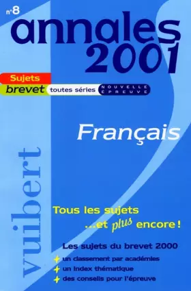Couverture du produit · Français : toutes séries