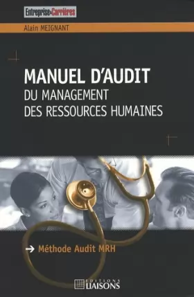 Couverture du produit · Manuel d'audit du management des ressources humaines : Méthode Audit MRH