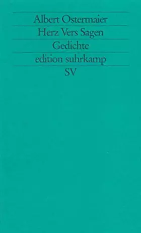 Couverture du produit · Herz Vers Sagen. Neue Folge