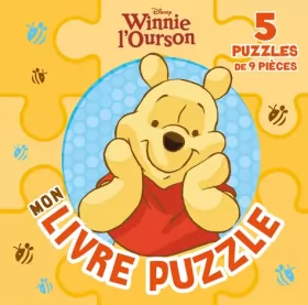 Couverture du produit · WINNIE - Mon Petit Livre Puzzle - 5 Puzzles 9 Pièces - Disney