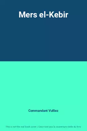Couverture du produit · Mers el-Kebir