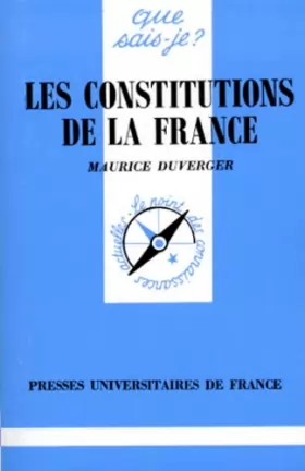 Couverture du produit · Les Constitutions de la France