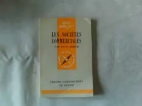 Couverture du produit · Les Sociétés Commerciales - Que-sais-je n°1190