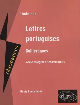 Couverture du produit · Etudes sur Guilleragues, Lettres portugaises