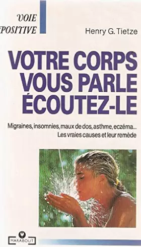 Couverture du produit · Votre corps vous parle, vous écoute