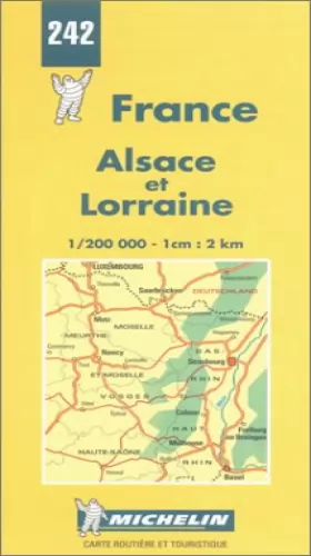 Couverture du produit · Carte routière : Alsace et Lorraine, N° 242