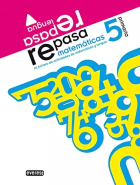 Couverture du produit · Repasa. 5º Primaria: Mi fichero de actividades de matemáticas y lengua