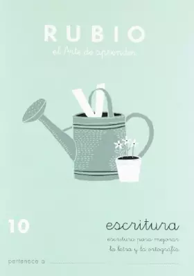 Couverture du produit · Cuadernos Rubio: Escritura 10