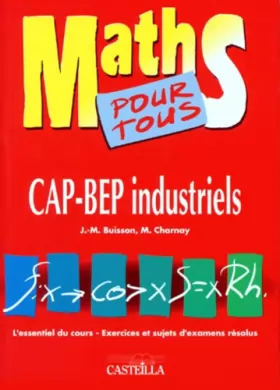 Couverture du produit · Maths pour tous : CAP-BEP industriels