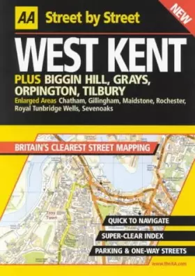 Couverture du produit · AA Street by Street Kent, West
