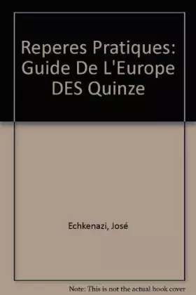 Couverture du produit · Guide de l'Europe des 15