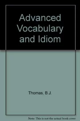 Couverture du produit · Advanced Vocabulary and Idiom