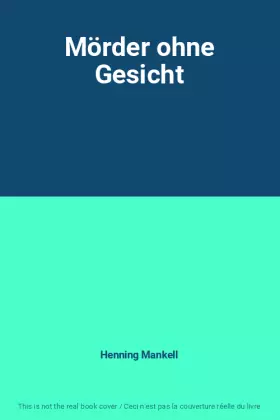 Couverture du produit · Mörder ohne Gesicht