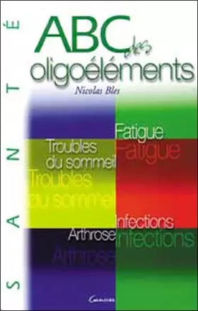 Couverture du produit · ABC des oligoéléments