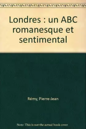 Couverture du produit · Londres : Un ABC romanesque et sentimental