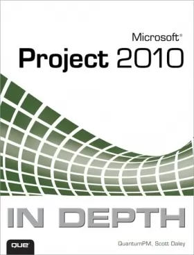 Couverture du produit · Microsoft Project 2010 In Depth
