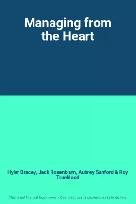Couverture du produit · Managing from the Heart