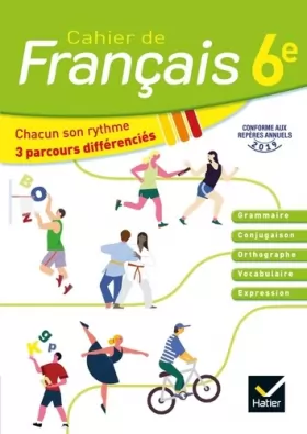 Couverture du produit · Cahier de Français 6e éd. 2020 - Cahier de l'élève