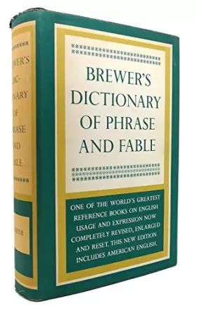 Couverture du produit · Brewer's dictionary of phrase and fable