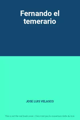 Couverture du produit · Fernando el temerario