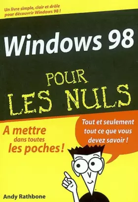 Couverture du produit · Windows 98 pour les nuls