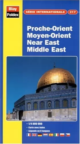 Couverture du produit · Carte routière et touristique : Moyen-Orient, N° 317 (avec un index)