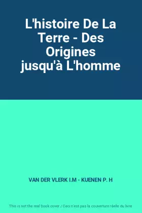Couverture du produit · L'histoire De La Terre - Des Origines jusqu'à L'homme