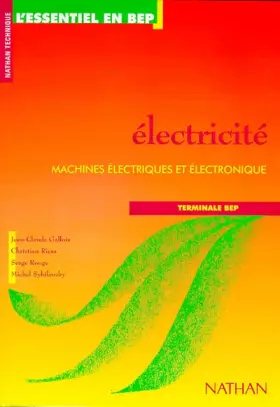Couverture du produit · Electricité, terminale BEP, 1996. Fichier de l'élève