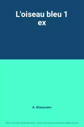 Couverture du produit · L'oiseau bleu 1 ex