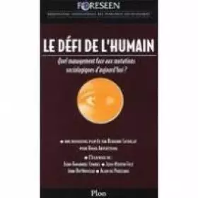 Couverture du produit · Le défi de l'humanité