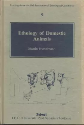 Couverture du produit · Ethology of domestic animals 092193