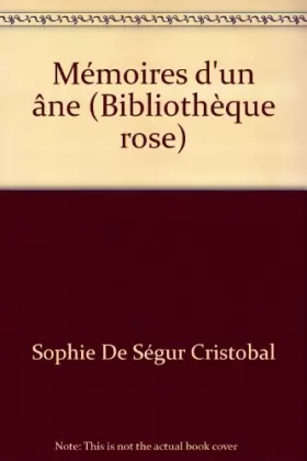 Couverture du produit · Mémoires d'un âne (Bibliothèque rose)