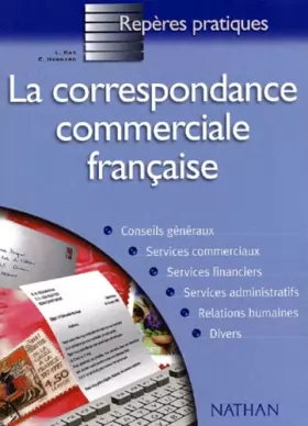 Couverture du produit · La correspondance commerciale française