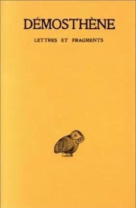 Couverture du produit · Lettres et fragments