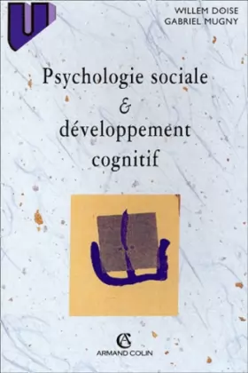 Couverture du produit · Psychologie sociale et développement cognitif