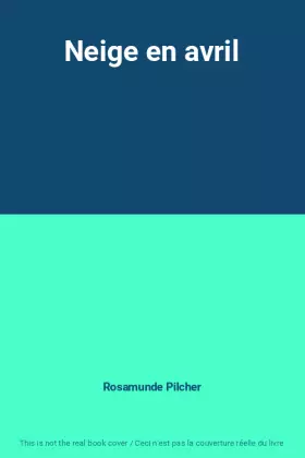 Couverture du produit · Neige en avril
