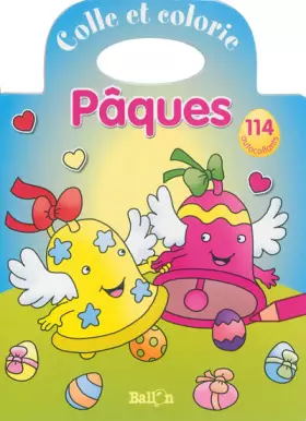 Couverture du produit · Colle et colorie : Pâques: 114 autocollants