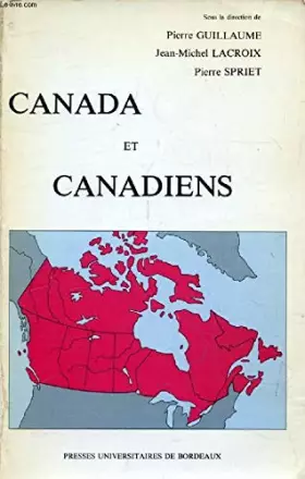 Couverture du produit · CANADA ET CANADIENS