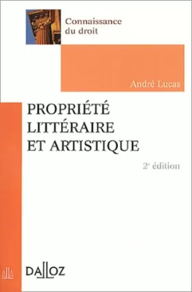 Couverture du produit · Propriété littéraire et artistique. 2ème édition