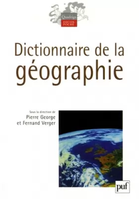 Couverture du produit · Dictionnaire de la géographie