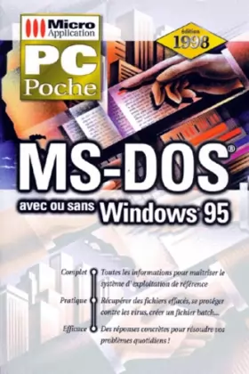 Couverture du produit · MS-DOS