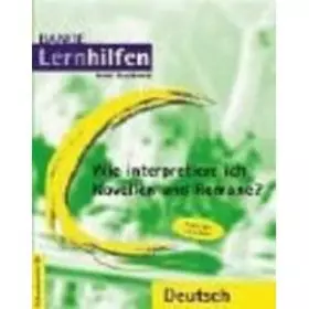 Couverture du produit · Wie interpretiere ich Romane und Novellen?