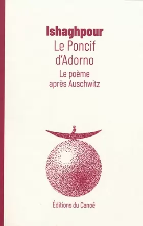 Couverture du produit · Le poncif d'Adorno : Le poème après Auschwitz