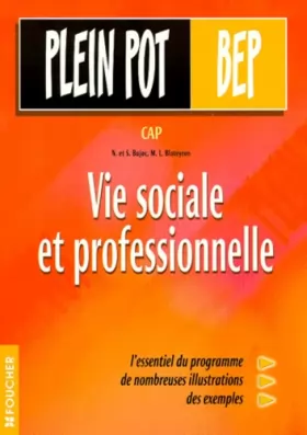 Couverture du produit · Vie sociale et professionnelle : CAP, BEP