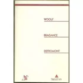 Couverture du produit · Triolet n° 9. Virginia Woolf. Anne Bragance. Françoise Defromont