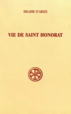 Couverture du produit · Vie de saint Honorat