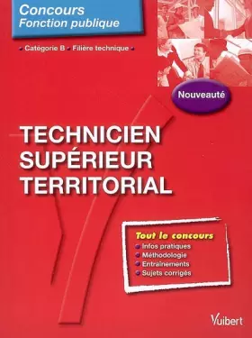 Couverture du produit · Technicien Supérieur Territorial N.103