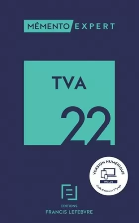 Couverture du produit · Mémento TVA 2022