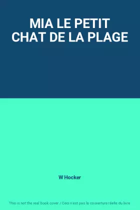 Couverture du produit · MIA LE PETIT CHAT DE LA PLAGE